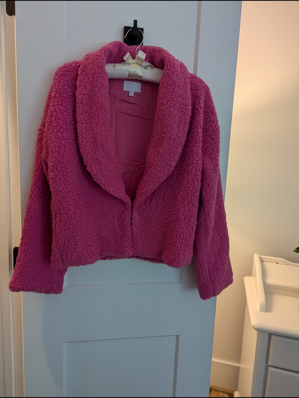 Sugarlips Hot Pink Sherpa Jacket